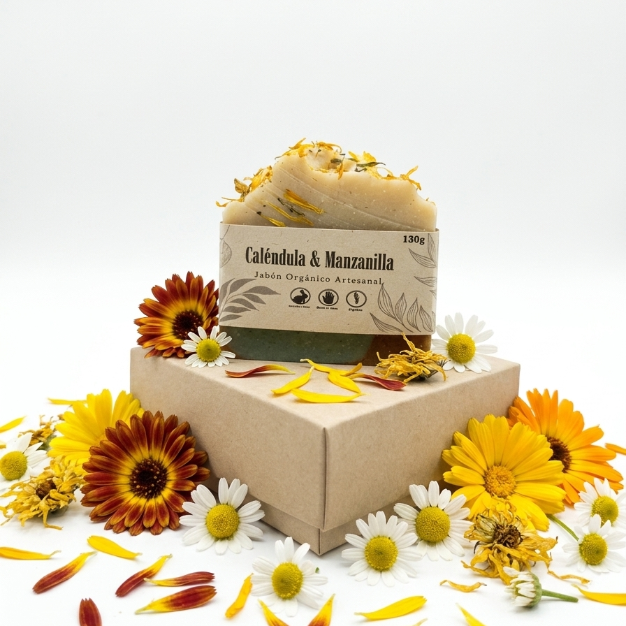 Jabón Caléndula Manzanilla 130g