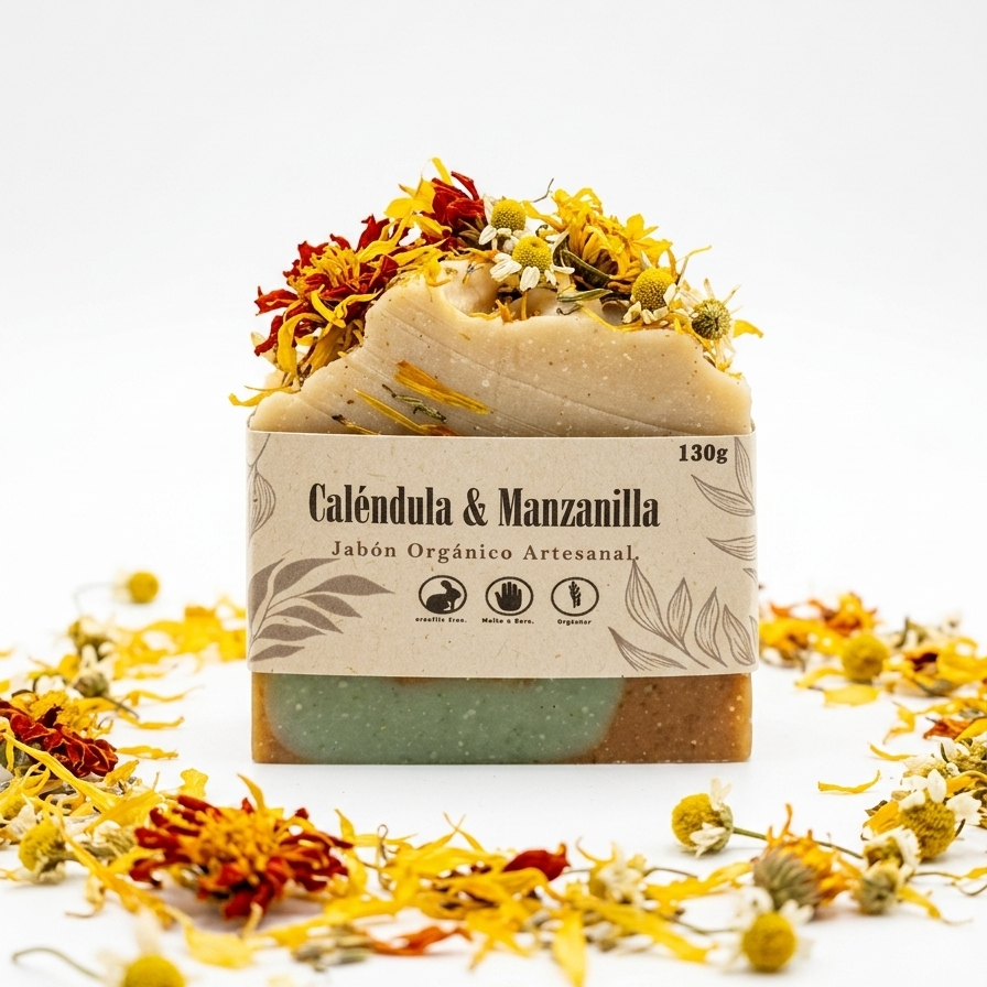 Jabón Caléndula Manzanilla 130g