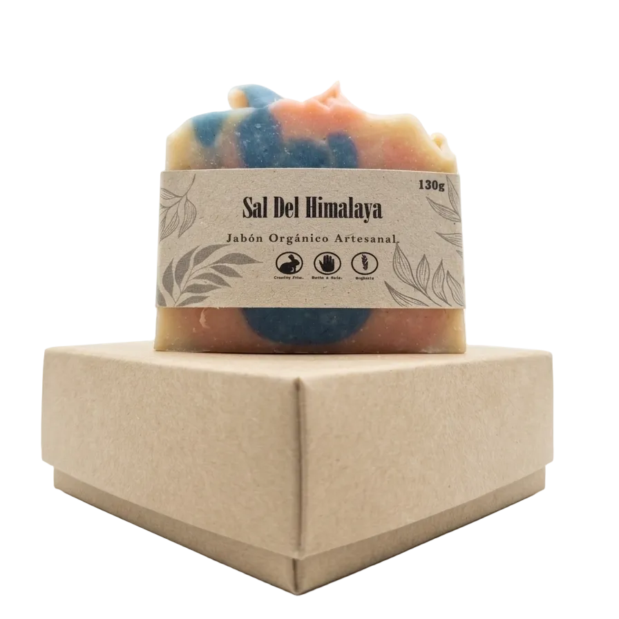 Jabon Sal del Himalaya con Sal Marina 130g
