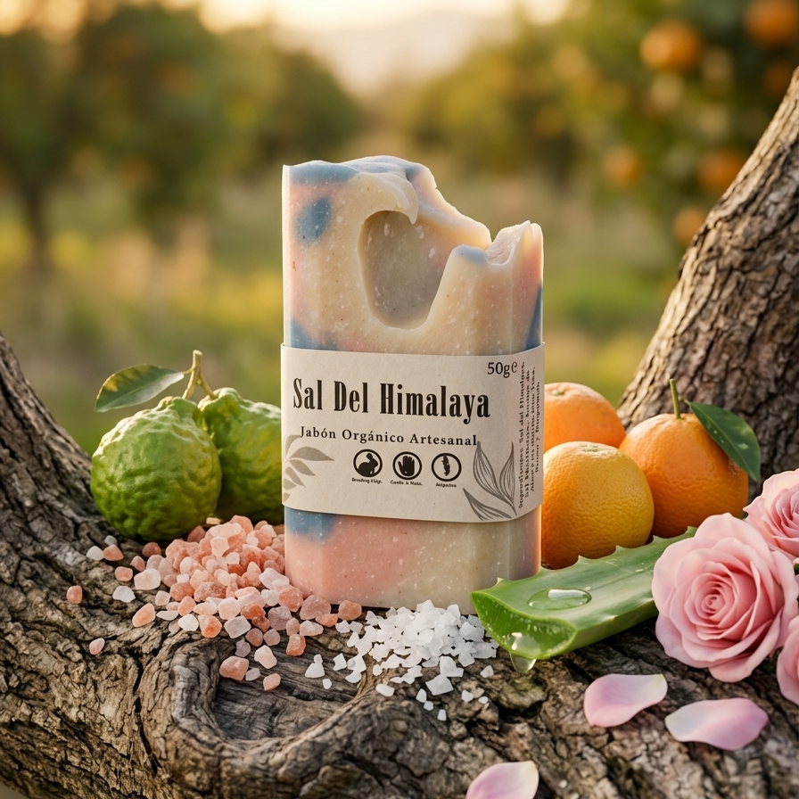 MiniJabon Sal del Himalaya con Sal Marina 50g