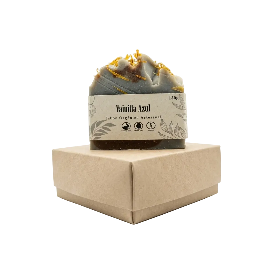 Jabon Vainilla Azul 130g