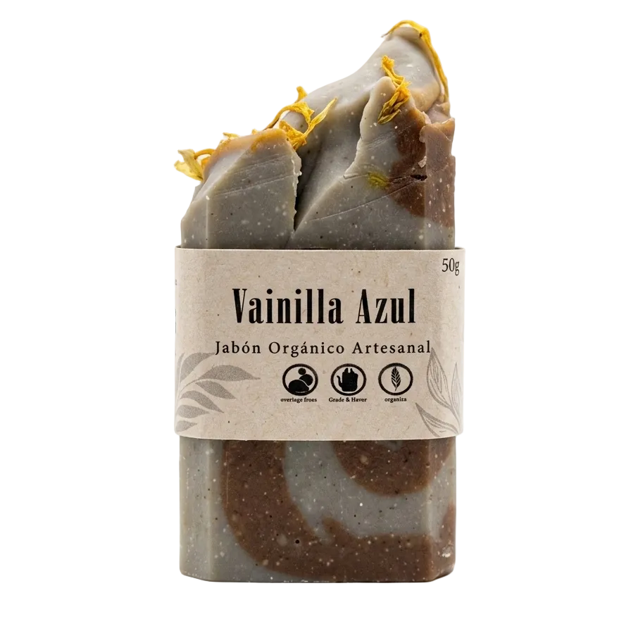 MiniJabon Vainilla Azul 50g