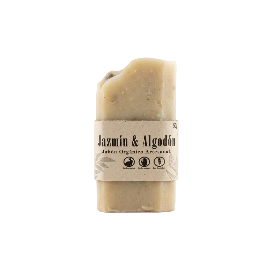 MiniJabon Jazmin Algodon 50g