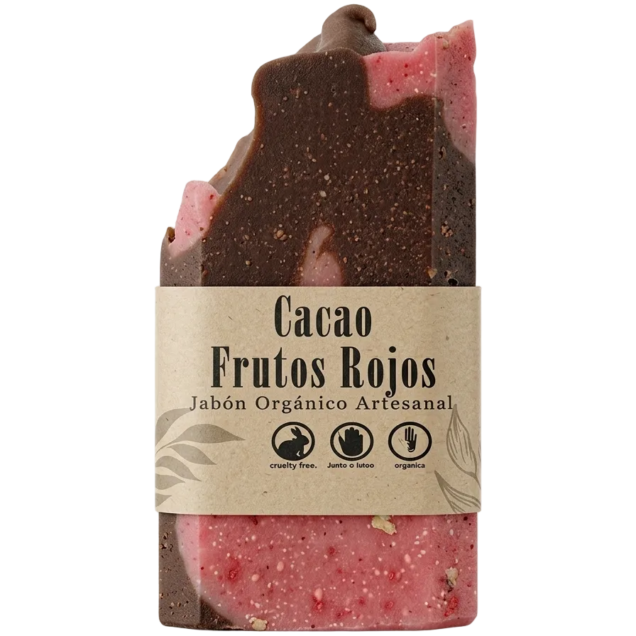 Mini Jabon Cacao Frutos Rojos 50g
