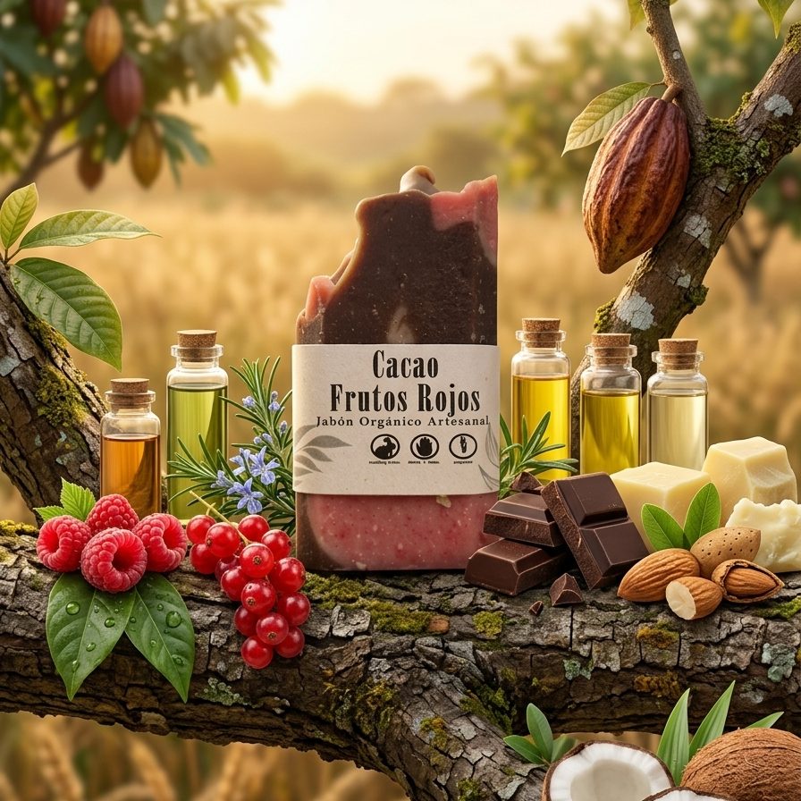 MiniJabon Cacao Frutos Rojos 50g