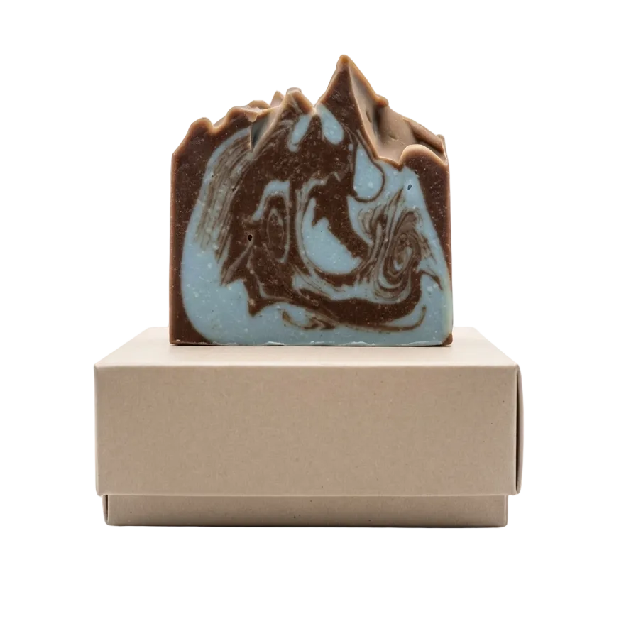 Jabon Cacao Vainilla Azul 130g